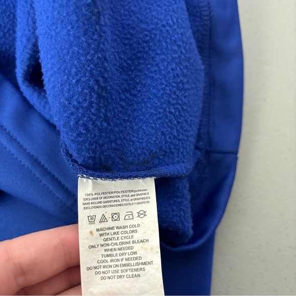 Genuine Merchandise Men's Medium Chicago Cubs MLB Baseball Pullover 1/4 Zip Blue - Picture 7 of 10